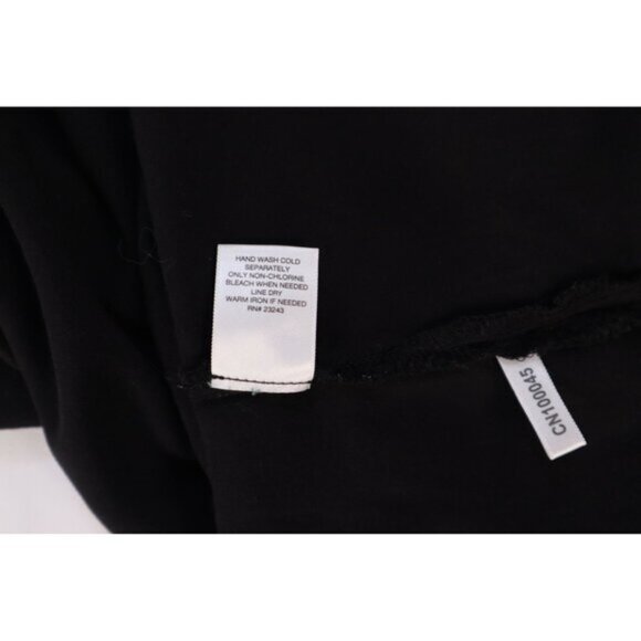 New York‎ & Company Black Tunic with Silver Embellishments Boho Style Size Large - Picture 5 of 8